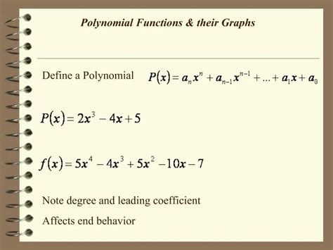 Ppt Polynomial Functions Their Graphs Powerpoint Presentation Free