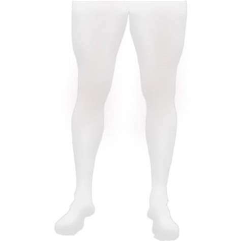 Mens White Tights Adult One Size Party Delights