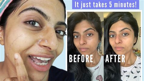 Instant Skin Brightening At Home Shaving My Face Before And After Youtube
