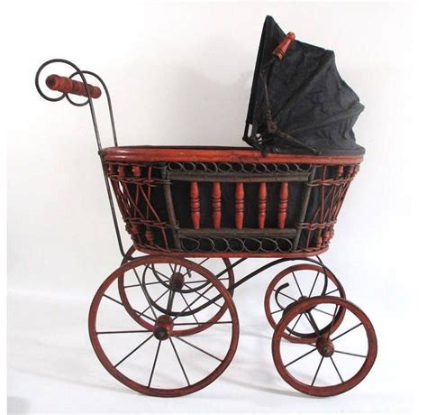 Victorian Doll Carriage Vintage Buggy Pram Perambulator Wood Etsy