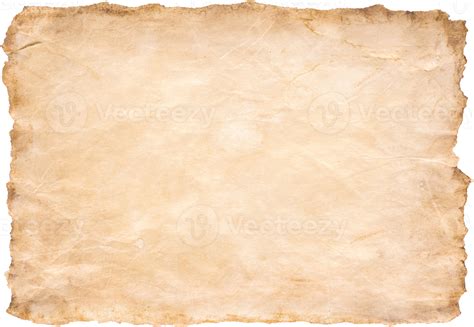 Old Parchment Paper Sheet Vintage Aged Or Texture Background 12981822 Png