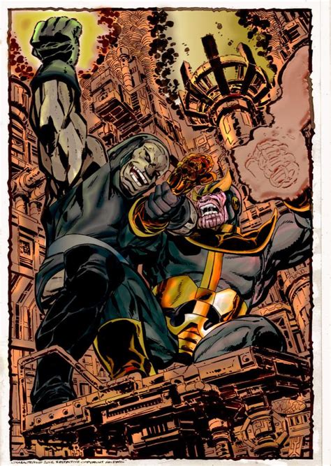 Darkseid Vs Thanos Crossover