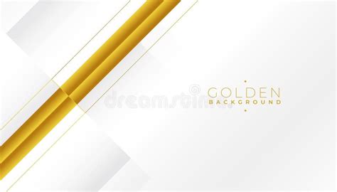 Elegant White And Golden Wallpaper With Modern Design Stock Vector