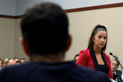 Olympic Star Aly Raisman Faces Abuser Larry Nassar In Court Tells Him You Are Nothing Abc News