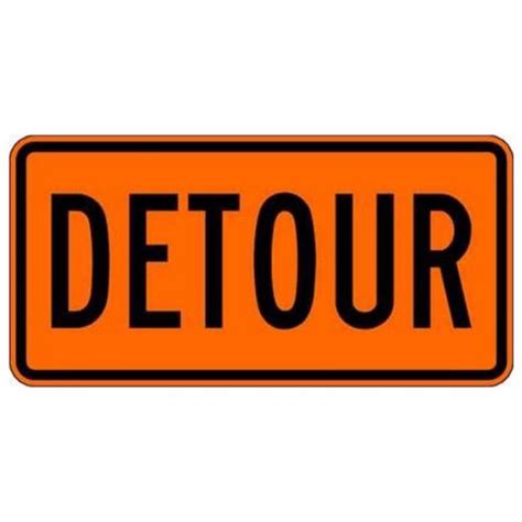 Detour Right And Detour Left Arrow Sign For Sale And Rental Bird Dog Traffic