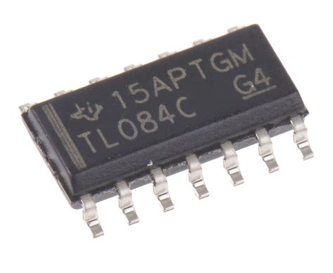 Texas Instruments Tl084cd Op Amp 3mhz 14 Pin Soic Rs