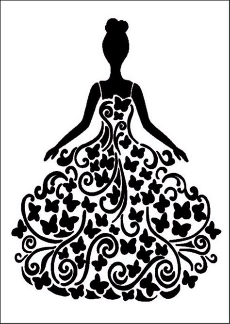 Vestido De Mariposas Sillouette Art Art Drawings Simple Sharpie Art