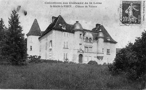 Saint Haon Le Vieux Château De Valence Carte Postale Ancienne Et Vue Dhier Et Aujourdhui