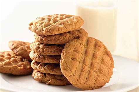 Enjoy while still warm with a spread of your favorite creamy butter! Self-Rising Peanut Butter Cookies Recipe | King Arthur Flour