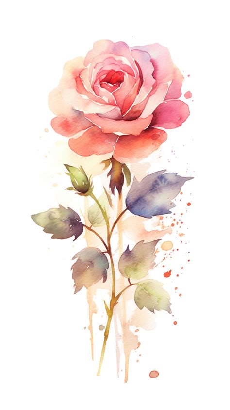 Download Flower Rose Watercolor Royalty Free Stock Illustration Image