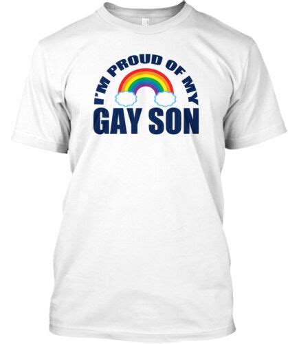 im proud of my gay son pride mom or hanes tagless tee t shirt ebay