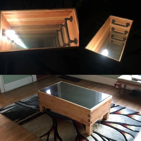 Posted by jean on may 7, 2017. Coffee table infinity mirror inspired by another redditor ...