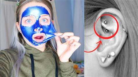 Tattoos Piercings Chat Testing Facemasks Vlogmas Sophdoesvlogs