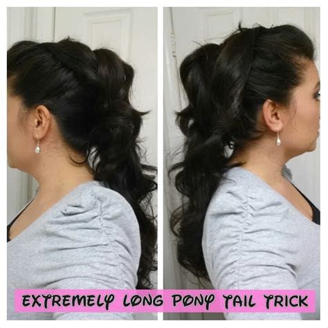 Make Your Ponytail Look Long Tutorial Youtube