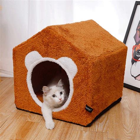 Cat Bed Removable Washable Pet Bed Indoor Outdoor Etsy