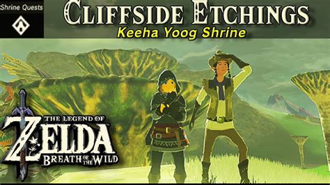 Cliffside Etchings Keeha Yoog Shrine The Legend Of Zelda BOTW