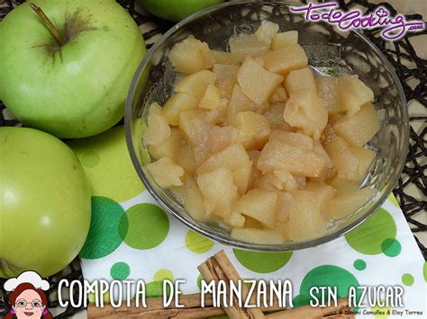 Compota De Manzana Receta Sin Azúcar Añadido