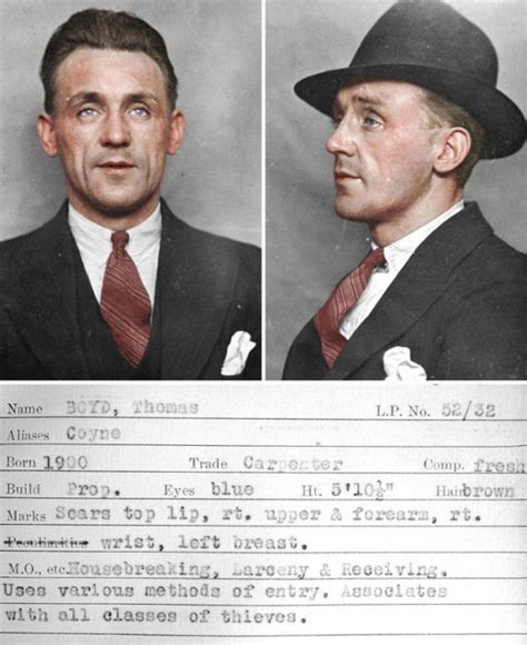 Colorized Mugshots Of Criminals From The 30’s 9 Pics