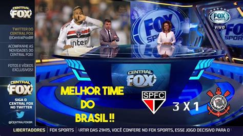 * 107 vitórias do corinthians * 95 vitórias do são paulo * 93 empates * 423 gols. Central Fox Sports São Paulo 3 x 1 Corinthians (Pós Jogo ...