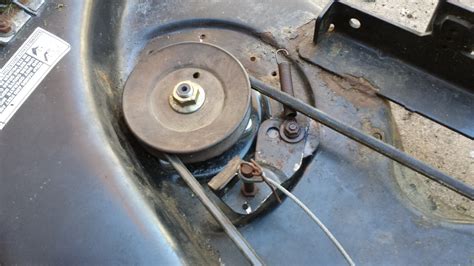 Where Does The Spring Connect On The Mtd 97116 Brake Assembly From The