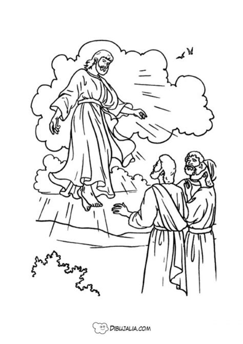 Ascensión De Jesús Dibujo 1123 Dibujalia Los Mejores Dibujos