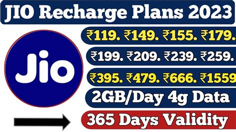 Jio Recharge Plans Jio Prepaid Recharge Plans Offers With U L Calling Data Jio