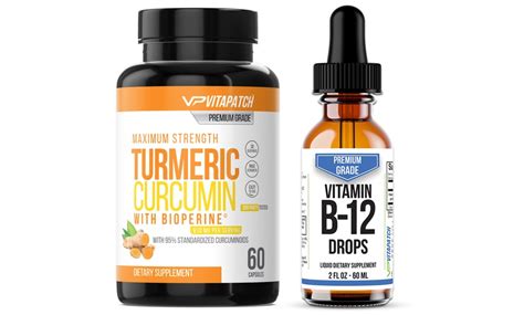 Turmeric Curcumin Capsules Vitamin B Drops Groupon