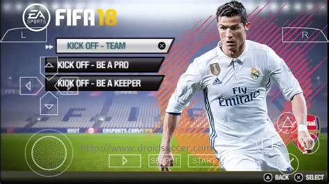 The user is invited to become a member of the legendary team called real madrid. Download Free Fifa 18 for PSP New Patch | WARKOP GAME