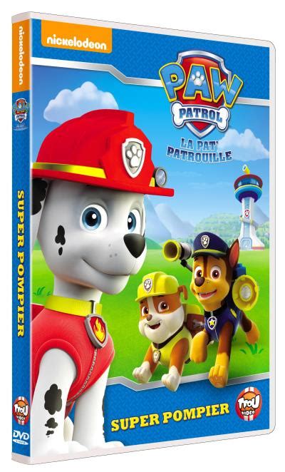 Pat Patrouille Paw Patrol La Patpatrouille Volume 1 Marcus Le Pompier