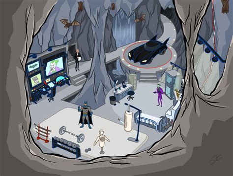 The Batcave Full By Scootah91 On Deviantart