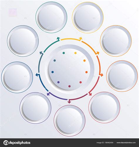 Nine Circles Round Circle Stock Photo By ©assistant 156462454