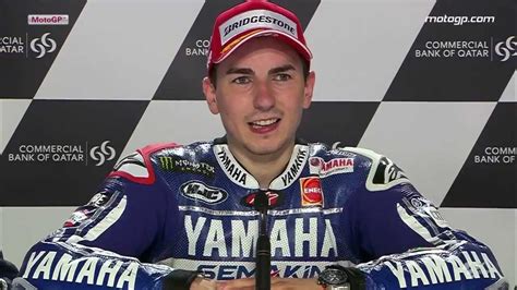 Motogp Qatar 2013 Jorge Lorenzo Interview Youtube