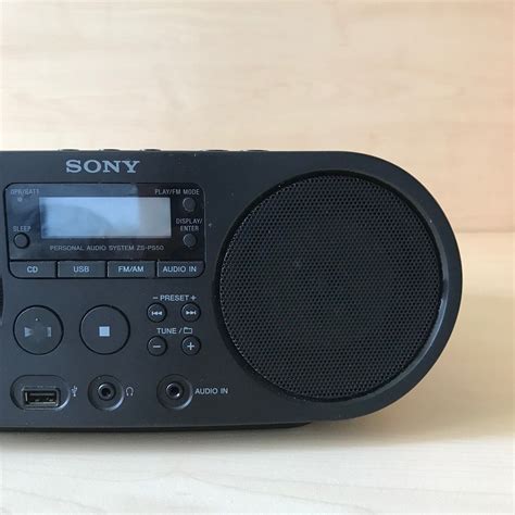 Sony Zs Ps50 Portable Cd Player Boombox With Usb Amfm Radio Colour