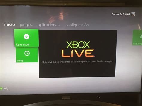 Xbox Live Unavailable In The Region Xbox 360 S Microsoft Community