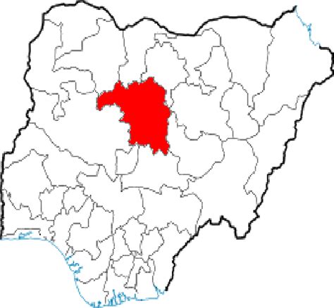 Map Of Nigeria Showing Kaduna State Download Scientific Diagram