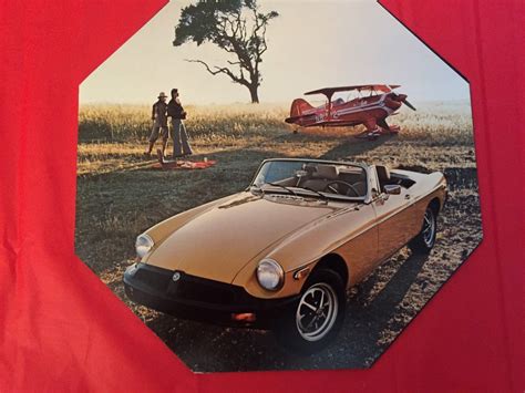 1977 MG MGB Car Dealer Sales Brochure Antique Price Guide Details Page