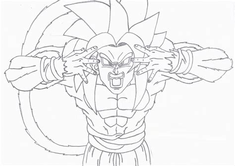Fotos De Goku Fase 4 Para Colorear Reverasite