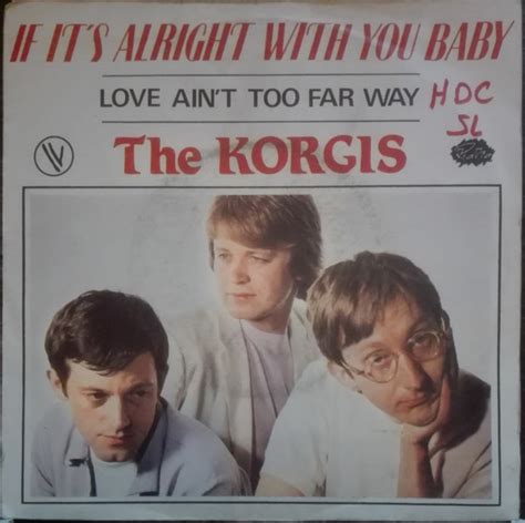 The Korgis If Its Alright With You Baby 1980 Vinyl Discogs