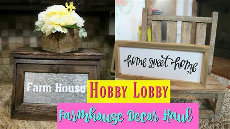 Enjoy free shipping and easy returns every day at kohl's. Farmhouse Home Decor Haul//Hobby Lobby Sale Decor ...