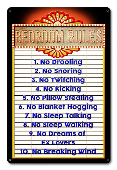 Bedroom Rules Online Information