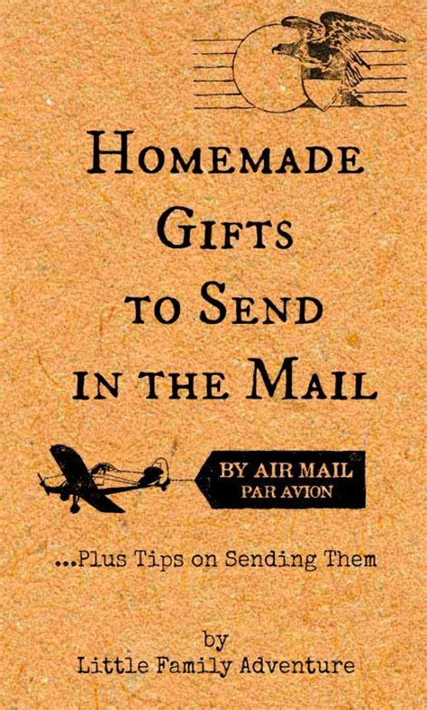 We did not find results for: Homemade gifts to send in the mail