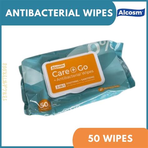Alcosm Antibacterial Wipes Wipes Shopee Malaysia