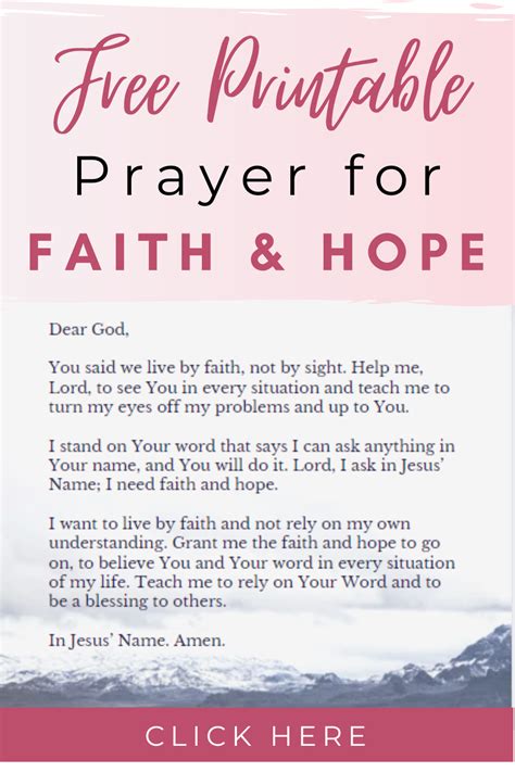 Prayers For Faith And Hope And 8 Ways To Grow In Faith Pray With