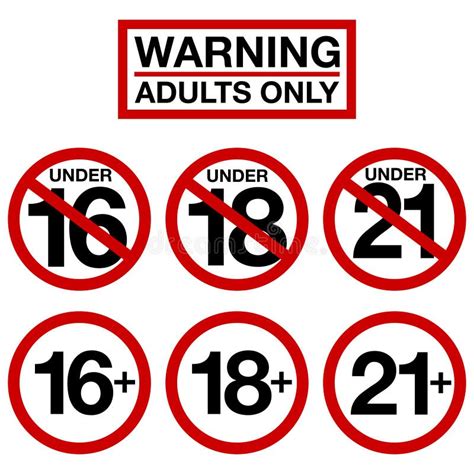 Adults Only Royalty Free Stock Photo Image