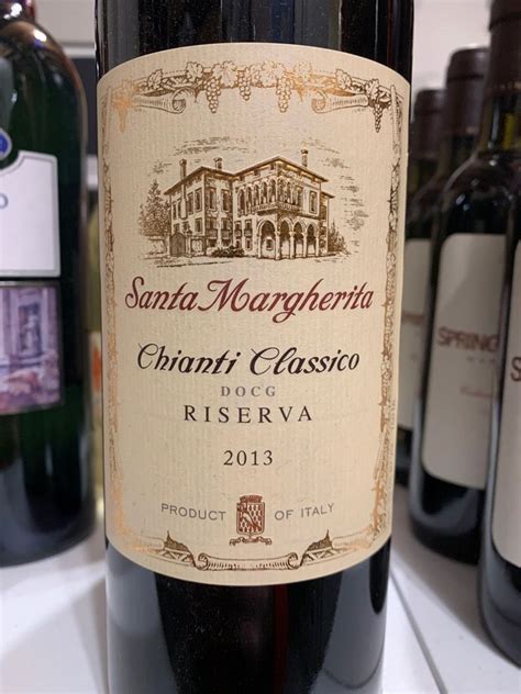 2013 Santa Margherita Chianti Classico Riserva Italy Tuscany Chianti