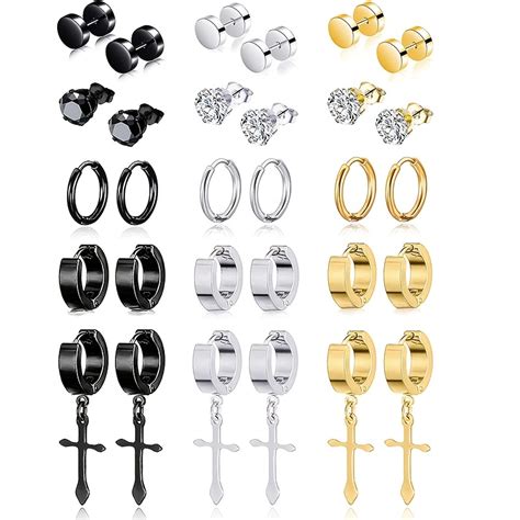 Enjoy 365 Day Returns Featured Products Onesing 17 Pairs Earrings For