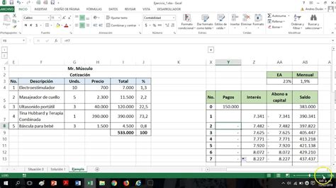 Tabla De Amortizacion Excel