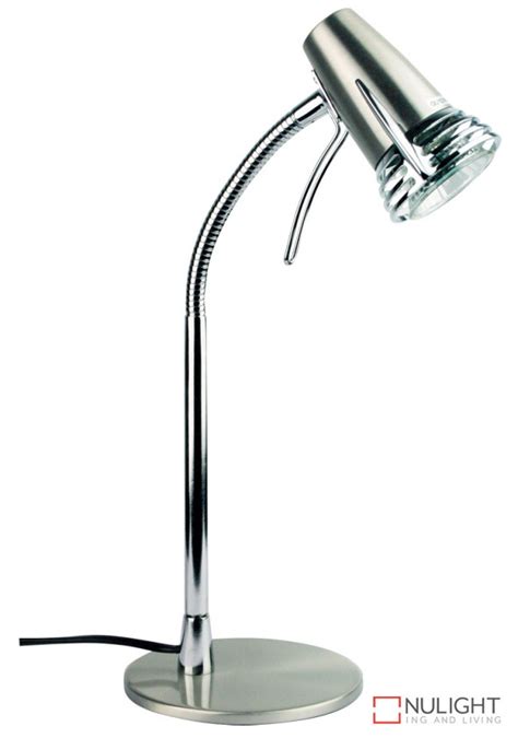 Desk lamps are compact and can be used in an office, on a night table, or anywhere chorded or non usb or battery operated lamps can increase the flexibility and does not require a non flickering leds reduce eye irritation, save electricity and provide a consistent and. Lighting Australia | Scoot Halogen Desk Lamp Brushed ...