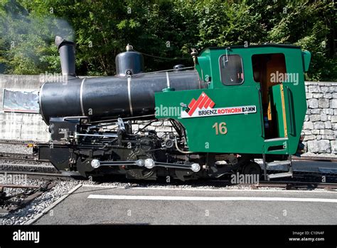 Steam Locomotive Of The Brienz Rothorn Bahn Rack Railway Bernese