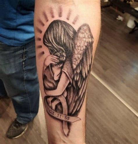 Neat Mother Angel Tattoos Angel Crying Tattoo Best